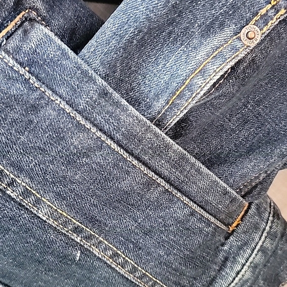 Tommy Hilfiger VTG 2003 Custom Graphics Flames Lost Cities denim jacket men's XL - Picture 7 of 10